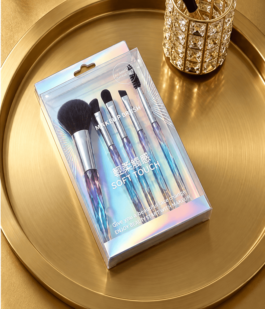 Makeup Brushes Set – 5 Beauty Products Tool Kit (Pack of 1) - The beauty cart