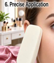 Makeup Powder Blender Sponges for Full Face Curve Blending Coverage