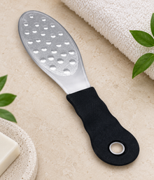 2 Pcs Stainless Steel Foot Scraper – Professional Double Sided Foot File