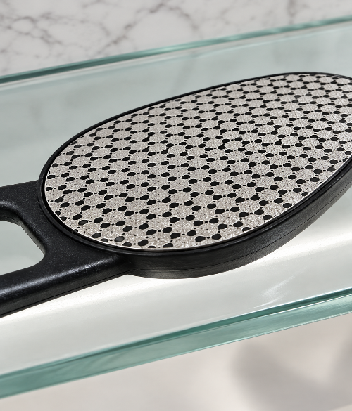 2-sided Foot Scrubber with Plastic Handle