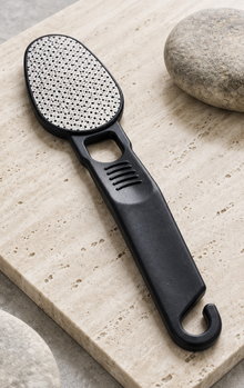 2-sided Foot Scrubber with Plastic Handle