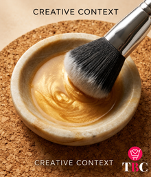 Beauty Highlighter Powder Makeup Brush With Soft Bristles