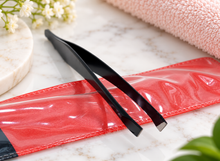 Slant Tip Tweezer Plucker – Black Precision Grooming Tool