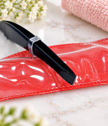 Slant Tip Tweezer Plucker – Black Precision Grooming Tool