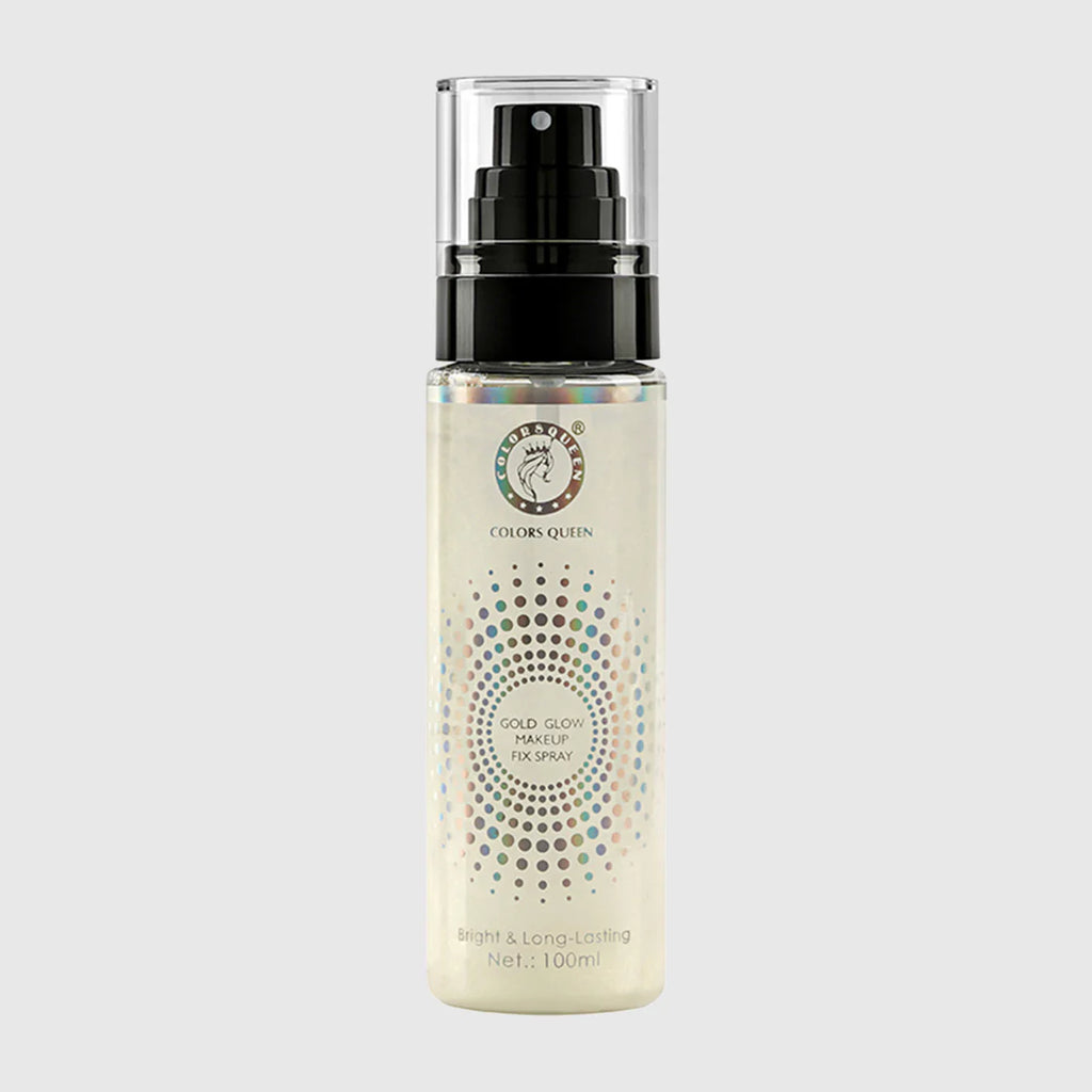COLORS QUEEN GOLD GLOW MAKEUP FIX SPRAY MFG 03