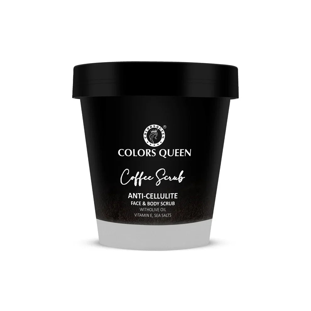 COLORS QUEEN COFFEE SCRUB ANTI CELLULITE FACE & BODY SCRUB