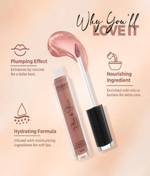INSHINE Plum &amp; Sheen Lip Plumping Gloss Liquid Lipstick