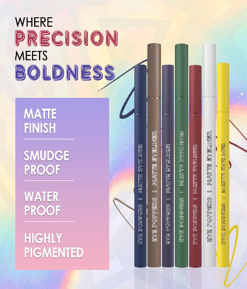 GLAM21 EYE POPPERS MATTE EYELINER