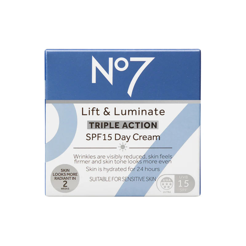 No7 Lift &  Luminate Triple Action Day Cream SPF15 50ml