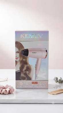 Kemey Mini Folding Hair Dryer (KM-6837)