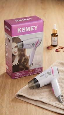Kemey Mini Folding Hair Dryer (KM-2605)