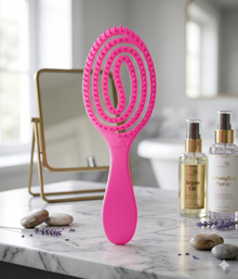 Hair Brush with Scalp Massager for Curly Hair  Salon Styling Comb