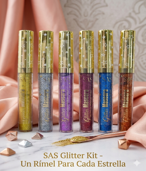 SAS Rímel con Glitter