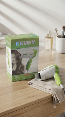 Kemey Mini Folding Hair Dryer (KM-3326)