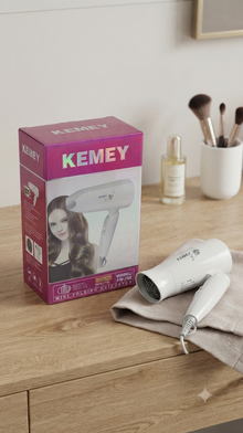 Kemey Mini Folding Hair Dryer (KM-368)