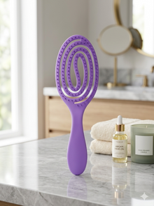 Hair Brush with Scalp Massager for Curly Hair  Salon Styling Comb