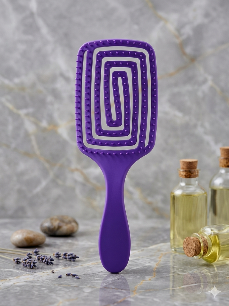 Hair Scalp Massage Comb – Wet & Curly Detangling Hair Brush