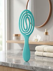 Hair Brush with Scalp Massager for Curly Hair  Salon Styling Comb