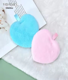 Heart-Shaped Facial Sponge – Soft, Reusable, & Lovingly Effective