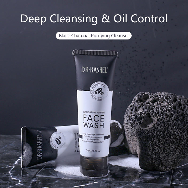 Dr.Rashel Black Charcoal Purifying Face Wash