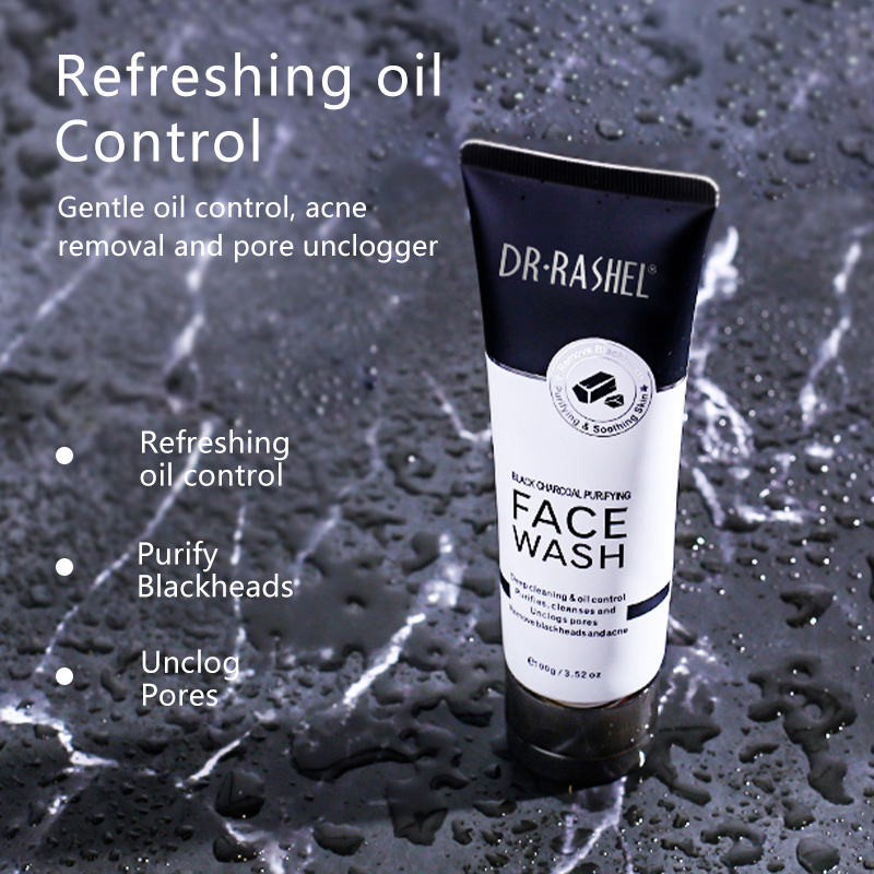 Dr.Rashel Black Charcoal Purifying Face Wash
