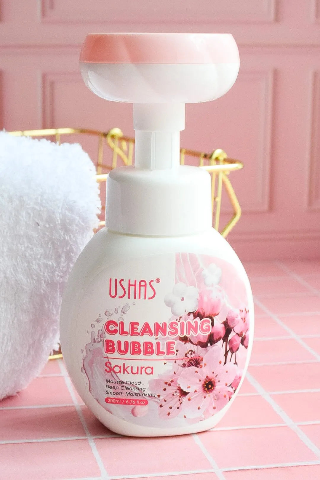 USHAS Cleansing Bubble Rose