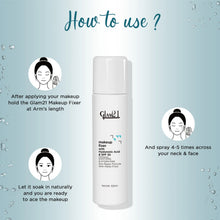 GLAM21 MAKEUP FIXER SPRAY WITH HYALURONIC ACID & SPF 30