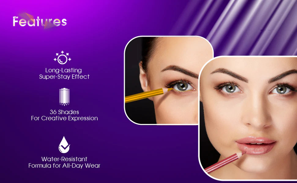 Colors Queen Vivid Matte Lip & Eye Pencil 12
