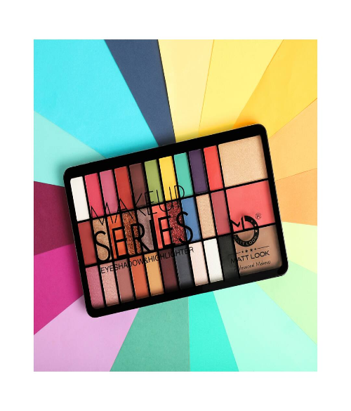 MATT LOOK EYESHADOW & HIGHLIGHTER PALETTE MK-20