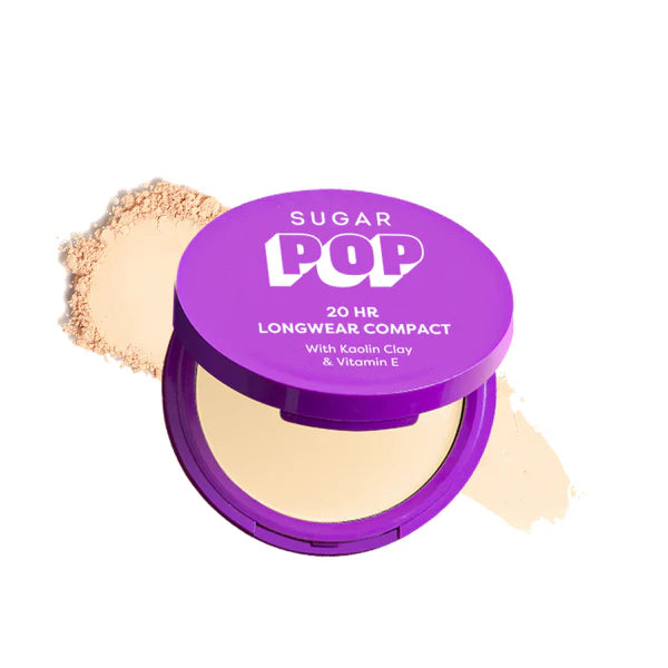 SUGAR POP 20 HR Longwear Compact with Kaolin Clay  &  Vitamin E