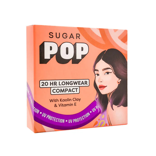 SUGAR POP 20 HR Longwear Compact with Kaolin Clay  &  Vitamin E