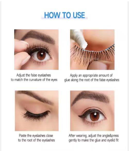 Waterproof Eyelash Glue – Dark Tone