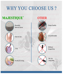 Stone Foot Callus Remover – Natural Hard Skin Scrubber