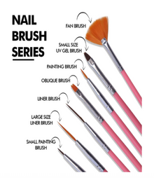 15 Pcs Nail Art Brushes Kit