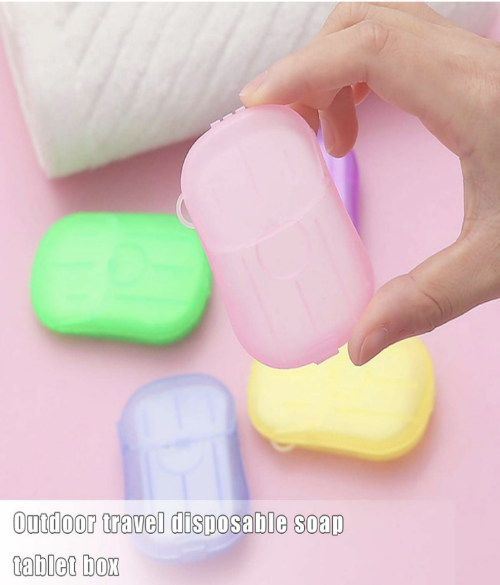 Travel Disposable Soap Tablet Box