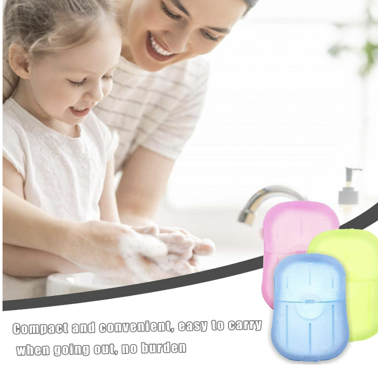 Travel Disposable Soap Tablet Box