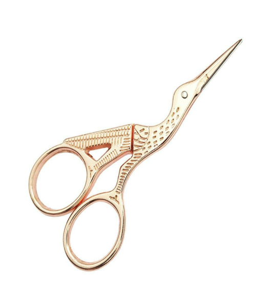 Stainless Steel Crane Shears Cross Stitch Scissor