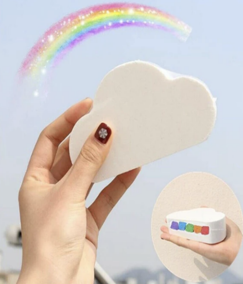 Colorful Rainbow Cloud Bath Bombs