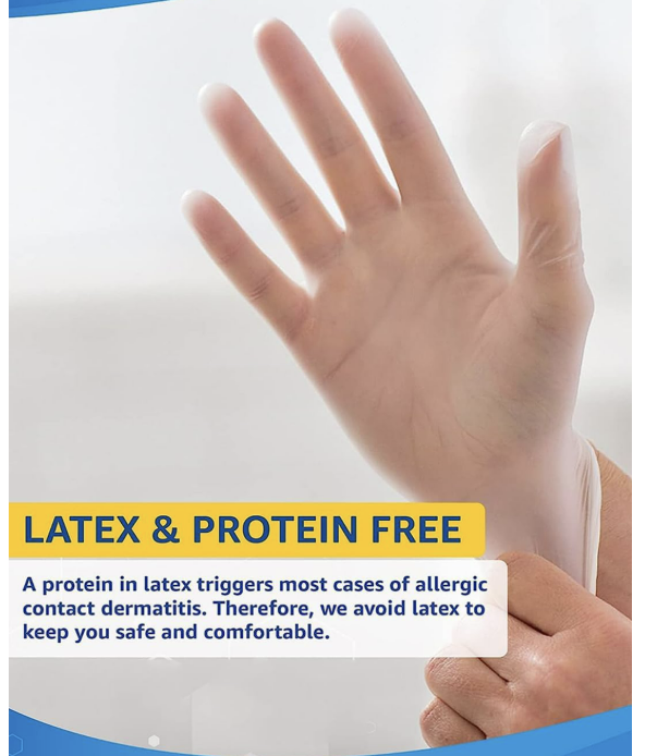 white transparent color surgical hand gloves