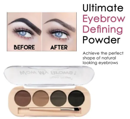 Cameleon 4 Color Eyebrow Powder with Brush