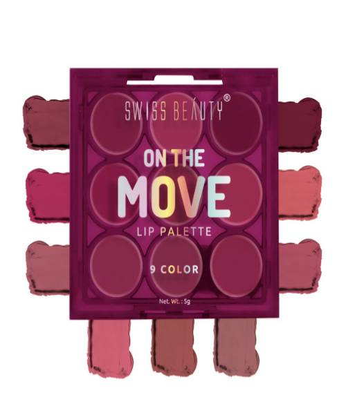 Swiss Beauty On the Move Pigmented Lip Palette