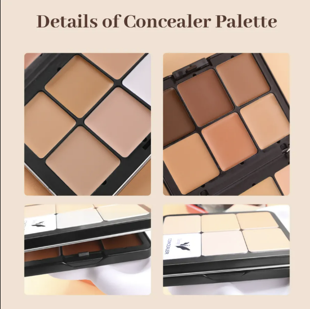 Daroge Corrector Makeup Foundation Vegan Concealer Palette