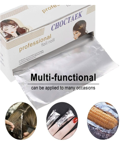 Aluminum Foil for Hair Perm Tint (SIZE: 12CM THICKNESS 0.025MM)