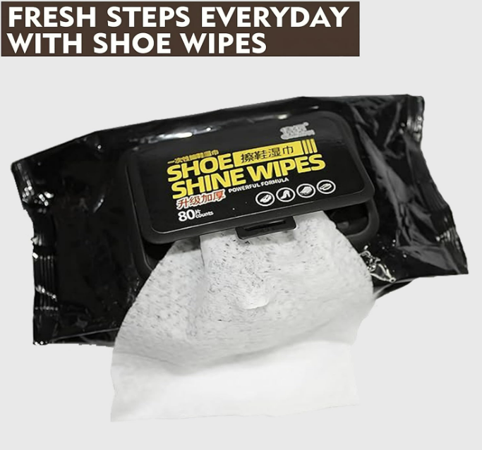 Sneaker Wipes and Shoe Cleaning And Shine  Wipes