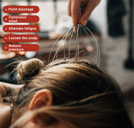 Multifunctional Anti-Stress Hair Scalp Massage Body Head Massager