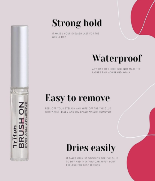 TRITON Korea Waterproof Eyelash Glue Adhesive Quick Dry Durable