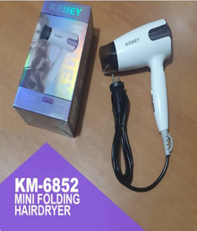KEMEY MINI FOLDING HAIR DRYER KM-6852