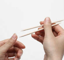 Big Size Wood Nail Sticks Double Sided Multi Functional Cuticle Pusher