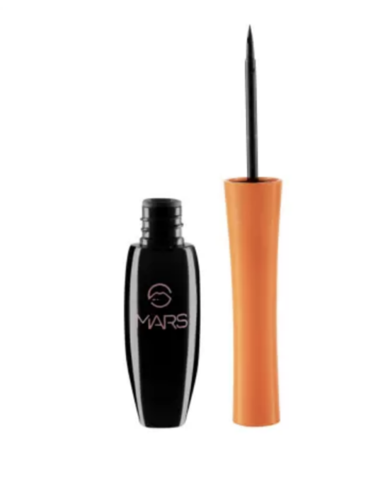 Mars Liquid Waterproof Eyeliner Jet Black 2 ml