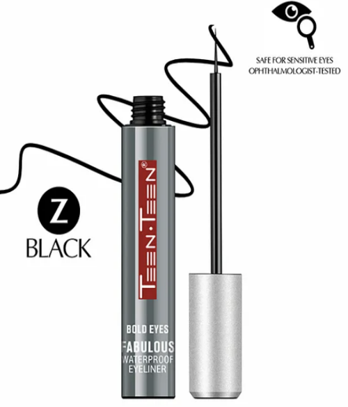 Teen Teen Bold Eyes Fabulous Waterproof & Long Lasting Eyeliner in Black, 4 ml